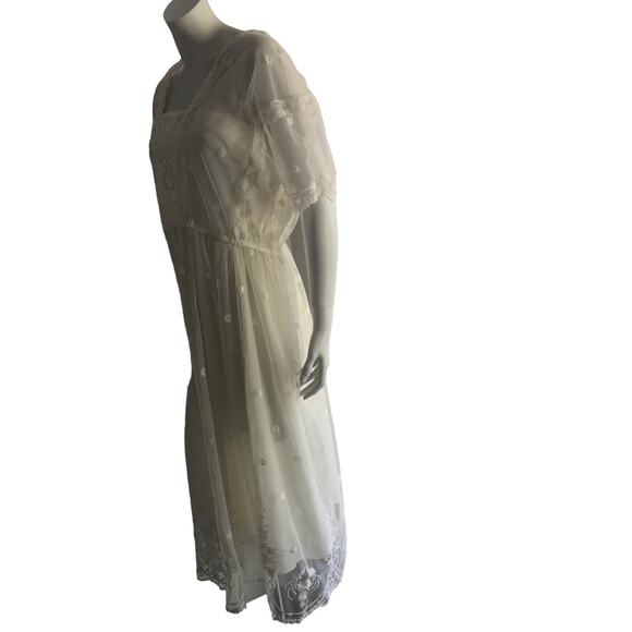Vintage Strauss by Bonnie Lace Victorian Maxi Dress Women's Size 10 (XS Modern) - Picture 2 of 14